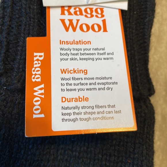 3M Thinsulate Ragg Wool Black Gloves - Picture 4 of 7